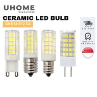 Ceramic LED Bulb Lamp Light G4 G9 E14 220V 5W