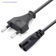 [Initiationdawn] EU Power Cable 2pin IEC320 C7 US Power Extension Cord For Dell Laptop Charger Canon