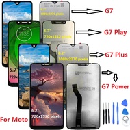 ORIGINAL G7 LCD For Motorola Moto G7 Power Display XT1955 LCD G7 Plus Touch Screen Digitizer G7 Play