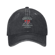 Norway Flag Fjord Mountain Novelty Hipster Cowboy Hat