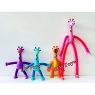 [Hv Toys]Giraffe Pop Tube Stress Relief Toys Kis Toys
