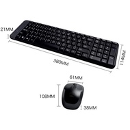 Logitech Mk220 Combo Bundle Keyboard + Original and Trusted Logitech Mk220 Wireless Mouse