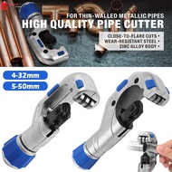 Pipe Tube Cutter 4-32mm/5-50mm Alloy Steel Metal Tube Cutter Ideal for PVC Steel Pipe Plumber Copper Tubes SHOPSKC0294