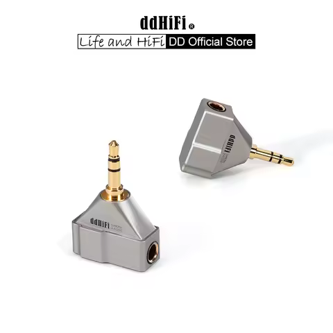 ddHiFi DJ44CPro, Advanced 4.4mm Female to 3.5mm Male Adapter, Compact Casing Process and OCC Interna