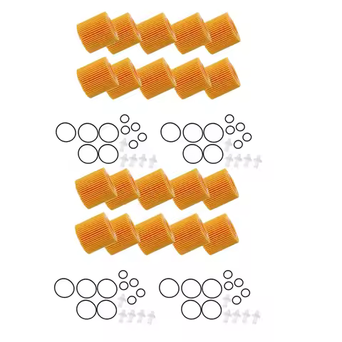 Compact 20Pcs Engine Oil Filter Elements For Toyota C-HR 2.0L Pontiac Vibe Corolla Prius 1.8L Filter