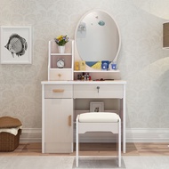 Dressing table with mirror modern minimalist small apartment mini dressing cabinet simple dressing table