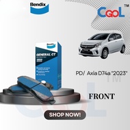 Bendix DB2734GCT Front Brake Pad - Perodua Axia D74a "2023"