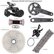SHIMANO DEORE M4100 Groupset MTB Mountain Bike Groupset 1x10 -Speed  170/175-32T 11-42T/11-46T  Rear