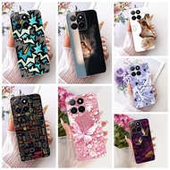 Clear For Honor X5b GFY-LX2 Casing For Honor X5b Plus GFY-LX2P Case Cute Cartoon Fashion Butterfly F