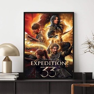 Game C-Clair Obscur E-Expedition 33 Poster HD Versatile Waterproof Wall Decor Self Adhesive Perfect
