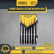 Deli Precision Screwdriver / Obeng Presisi 6 pcs/Set Perkakas DL3206