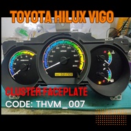 TOYOTA HILUX VIGO 2005 KUN25 CLUSTER FACE PLATE PANEL METER SPEEDOMETER