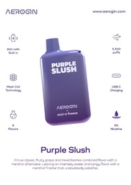 aerogin 5500 puffs - purple slush