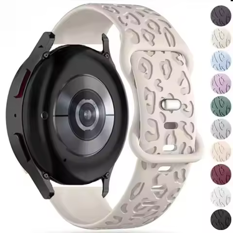 18mm 20mm 22mm Leopard Bracelet for Garmin Venu 3S Band Venu 2S Correa Active 5 Bands Garmin Forerun