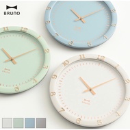 Wall clock BRUNO Pastel Wall Clock Bruno Clock Wall Hanging Stylish Cute Round Analog Bedroom Living Room Adult Luxury Simple gift
