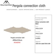 MOUNTAINHIKER Outdoor Quick Opening CanopyAutomatic Dome ShelterCamping Sunshade Canopy Pavilion Ves