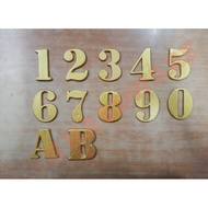 Cass Iron house number plate/ Nombor Plat Rumah Cass Besi 门牌(生铁)