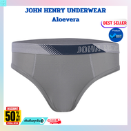 JOHN HENRY UNDERWEAR Aloevera กางเกงชั้นในผู้ชาย ทรงบรี๊ฟ รุ่น JU JU2AL001 สีเทา  กางเกงในผู้ชาย ชุดชั้นในชาย กางเกงในผช xxl