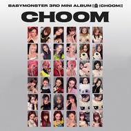LINXX 6PCS CHOOM BABYMONSTER Photocard Kpop Girl Group Idol Photocard Set Fan Collection Merchandise