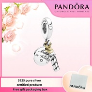 Pandora Latest S925 Pure Silver Jewelry Package Duty Free Pandora Two-tone Birthday Candle Dangle Ch
