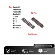 LCD PCB Connector For Realmi 3 / 5 / 5s / 5i / 2 Pro / C12 / C15 / C17 / 6i / 7i LCD Realme 5i LCD R