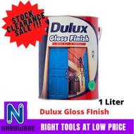 *STOCK CLEARANCE* ICI Dulux Gloss Finish Paint Cat Minyak Kayu Besi 1L - 1 Liter