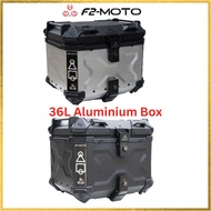F2-Moto 36L Aluminium Top Box,Motorcycle Box Premium