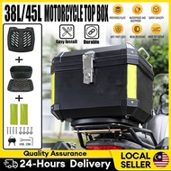 Malaysia Spot 38L/45L Hight Quality Easylnstal Durable Motorcycle Top Box Waterproof Oustproof  Moto