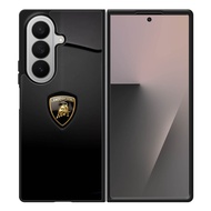 Custom Hybrid Case for Samsung Galaxy Z Fold 7 6 5 4 3 5G Luxury Supercar Design YW0378