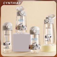 [Ready Stock] 500ml High Quality Tritan Material Kids Water Bottle With Straw BPA Free Durable Plast