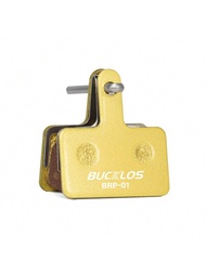 1套bucklos銅制碟煞車片,適用於shimano B01s山地車液壓碟煞車片,具有良好的散熱性能,適用於mt2