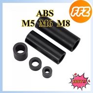 ABS nylon column insulating nylon tube round hollow isolation column plastic cylinder casing support