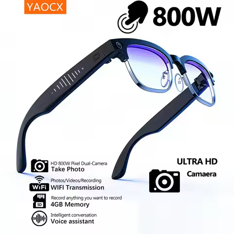 AI smart glasses empower shooting with ultra clear image quality, recognition of all things, multili