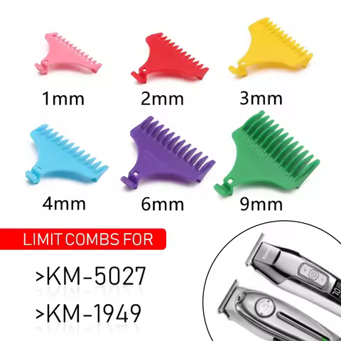 For Kemei KM-5027 1949 5098 9163 5021 Etc.Professional Hair Trimmer Multicolor Limit Comb Universal 