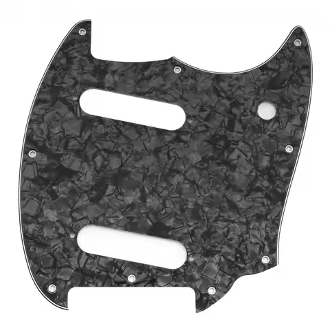 Musiclily Pro 9-Hole Guitar Pickguard for Squier Sonic Mustang SS Electric Guitar