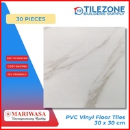 ◹ ✲ ◧ (30 pcs.)  Mariwasa PVC Vinyl Floor Tiles 30x30cm 1.3mm thickness vinyl tiles