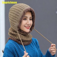 Set Topi Beanie Dan Syal Leher Rajut Hangat Untuk Wanita