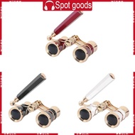 WIN Classic Opera Glasses Binoculars Metal Body Optical Lens Theatre  Retro
