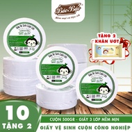 Large industrial toilet paper 500g - 400g Bao Bao - water soluble