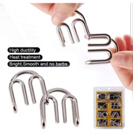Metal Montessori Puzzle Solving 3D Metal Puzzle Brain Game 8in1