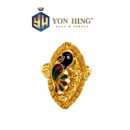 Cincin Peacock Design India Saiz 15 Emas 916 Yon Hing