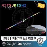 [LASER REFLECTIVE STICKER] Mitsubishi Car Accessories Accessori Bodykit XPANDER TRITON ASX LANCER OU