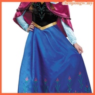 Halloween Adult Female Anna Costume - Frozen-Inspired Snow White Dress