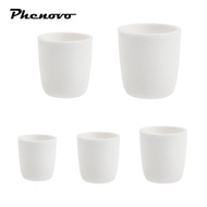 [Phenovo] 99% Al2O3 Alumina Cylindrical Lab Crucible Melting Pot Container 20ml -150ml