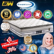 [FREE 1 X RM99 T-SHIRT] Dreamland 100% Natural Latex Chiro Latex Gel Model 15-Inches Thick MiraCoil 