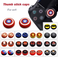 2PCS PS4 /PS5  Thumb Grip Caps Playstation4 Controller Joystick Cap Silicone Rubber Individual Thumb Caps