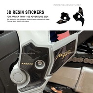 Africa Twin 1100  Motorcycle Accessories 3D Resin Sticker Door Sill Protection For Honda Africa Twin