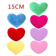 15cm Heart Shaped Throw Pillow |   PP Cotton Lumbar Cushion |   Soft Decorative Pillow for Sofa Bed 