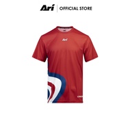 ARI ADEPT LONDON26 GRAPHIC RUNNING TEE - RED  เสื้อวิ่ง อาริ  LONDON26 สีแดง