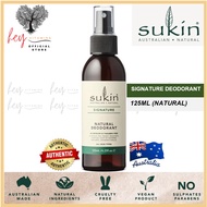 [AUTHENTIC - Natural] Sukin Natural Deodorant 125mL